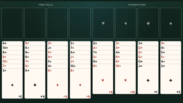 Freecell screenshot